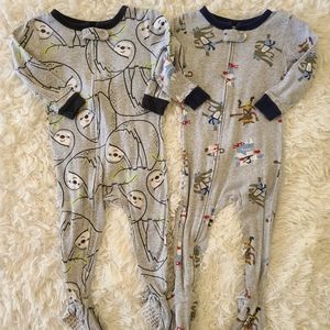 Baby boy footed pajamas